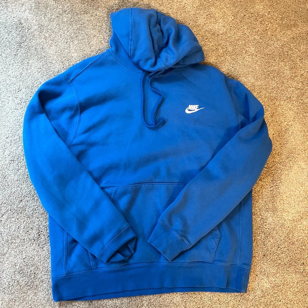 Blue nike hoodie